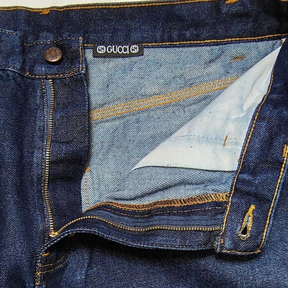 GUCCI MEN'S 40X32X9 BAGGY JEANS - Picture 4 of 8